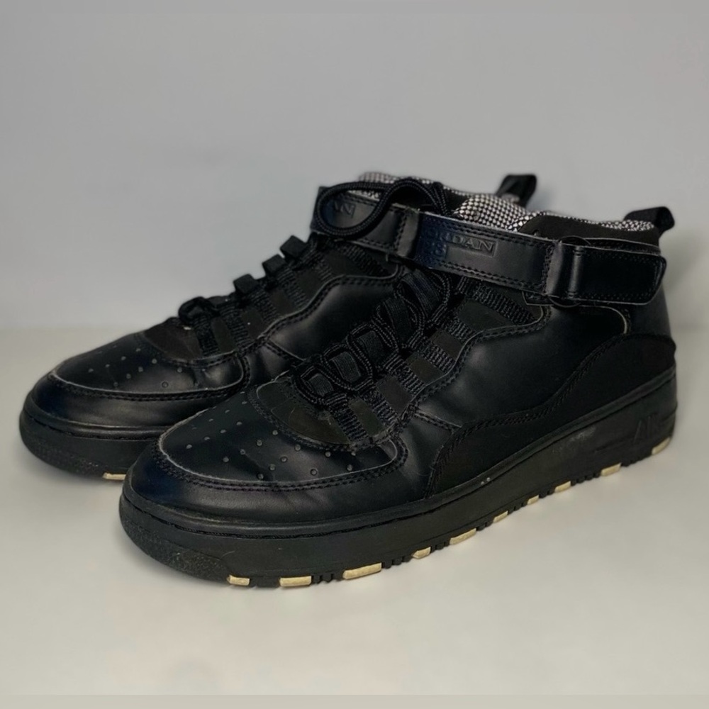 Air Jordan Fusion 10 "Best of Both Worlds" Black Mid-Top Sneakers